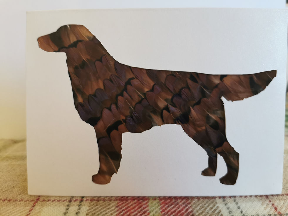 Thumbnail: Flatcoated Retriever Notelet Cards A6
