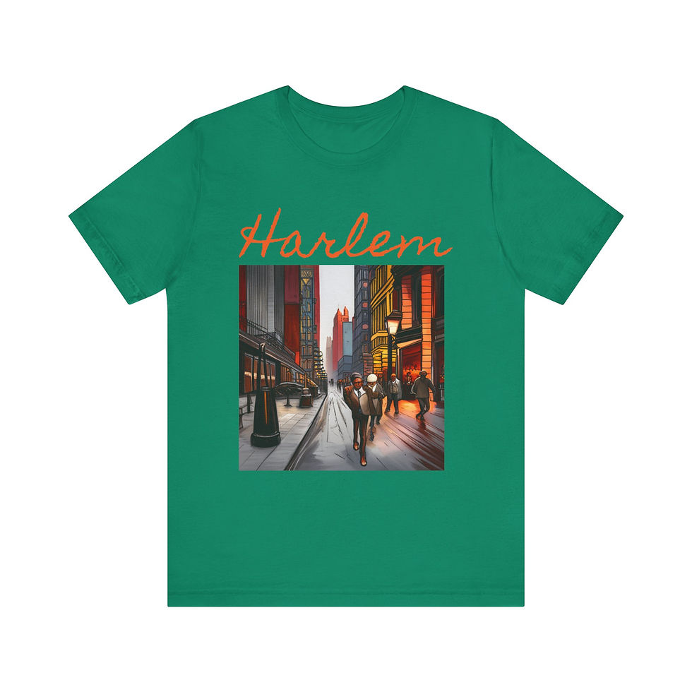 Thumbnail: Harlem. NY Jersey Short Sleeve Tee