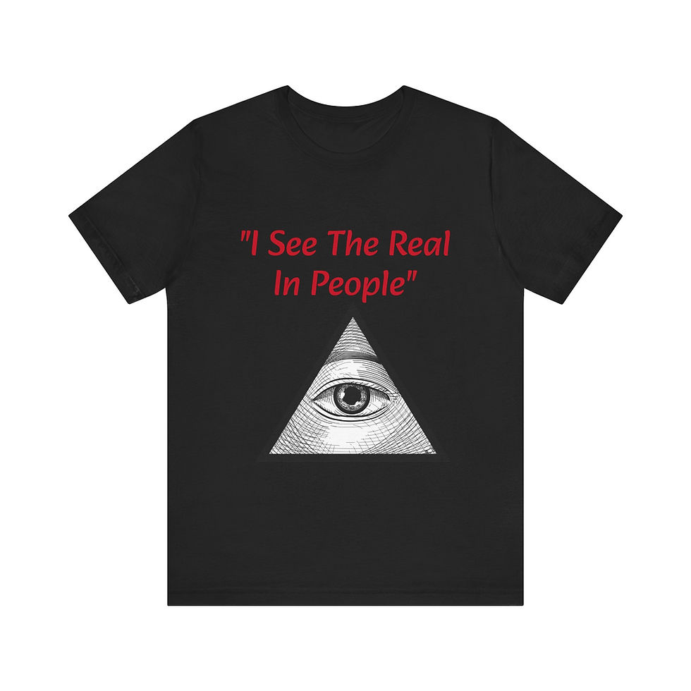 Thumbnail: "I See the Real In People" Jersey Short Sleeve Tee