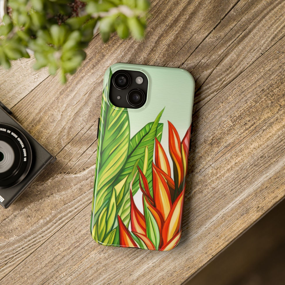 Thumbnail: Leafy Tough Phone Cases (iPhone 15)