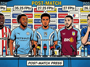 Tuesday Tactical Takeaway: Gameweek 5