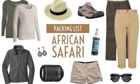 Safari Packing List