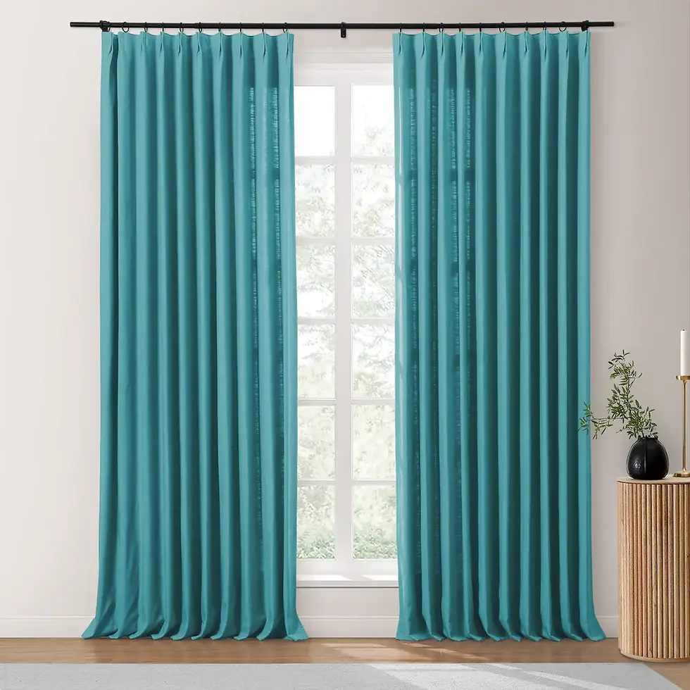 Miniature : Isabella Heavyweight Cotton Drapery Pleated|TWOPAGES Curtains