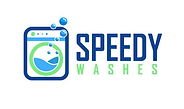 Speedy Washes Logo, white background logo, speedy washes at low prices, self service washes available
