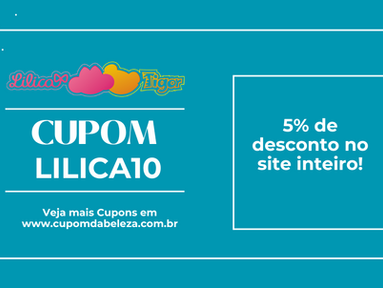 Ganhe 5% de desconto em todo o site com o código LILICA10! 👕🧒 Estilo e conforto para os pequenos com um toque de economia.