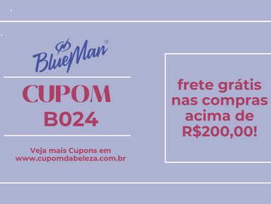Cupom de Frete Grátis Blueman – Aproveite o frete grátis nas compras acima de R$200 usando o código B024 👙✨ Seu look de praia com mais estilo e economia!