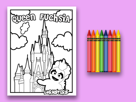 Color and use Your Imagination with Fuchsia