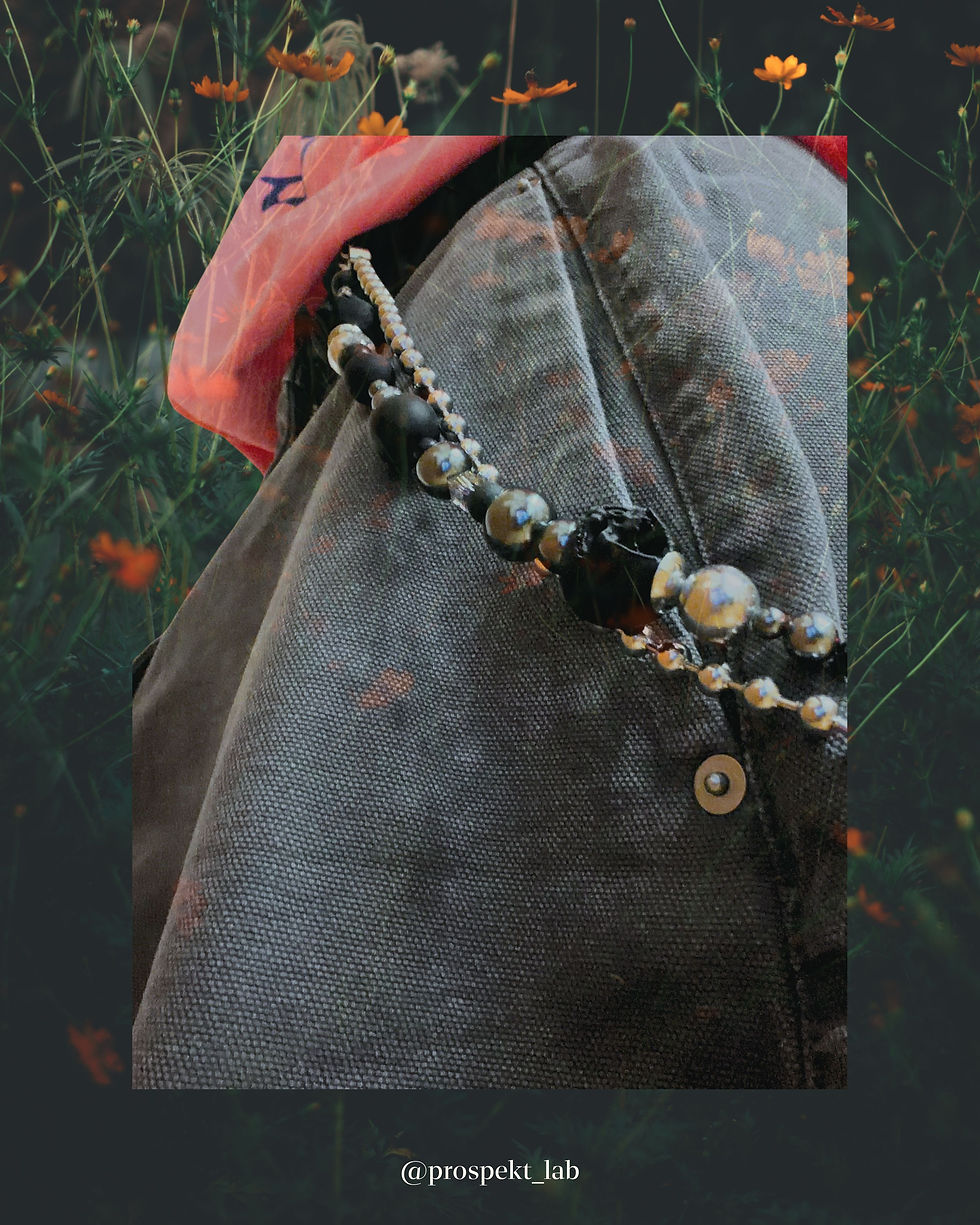 Thumbnail: No Kind x Prospekt Black Apple pants chain