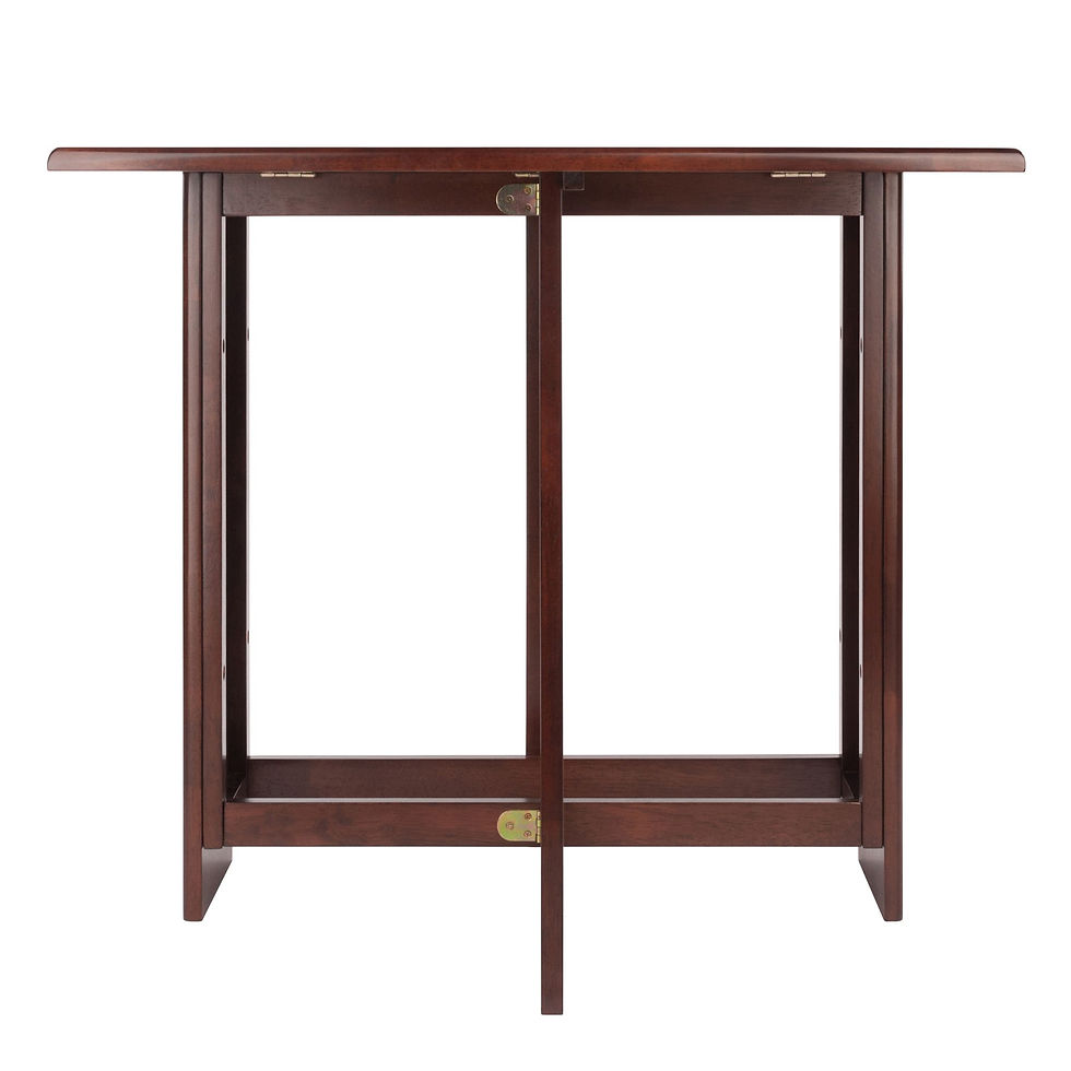 Thumbnail: Clara Double Drop Leaf Dining Table; Walnut