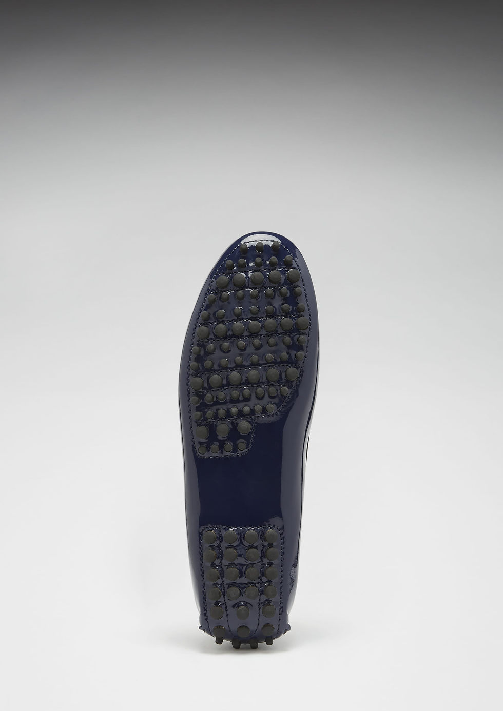Thumbnail: Penny Driving Loafers, Navy Blue Patent Leather