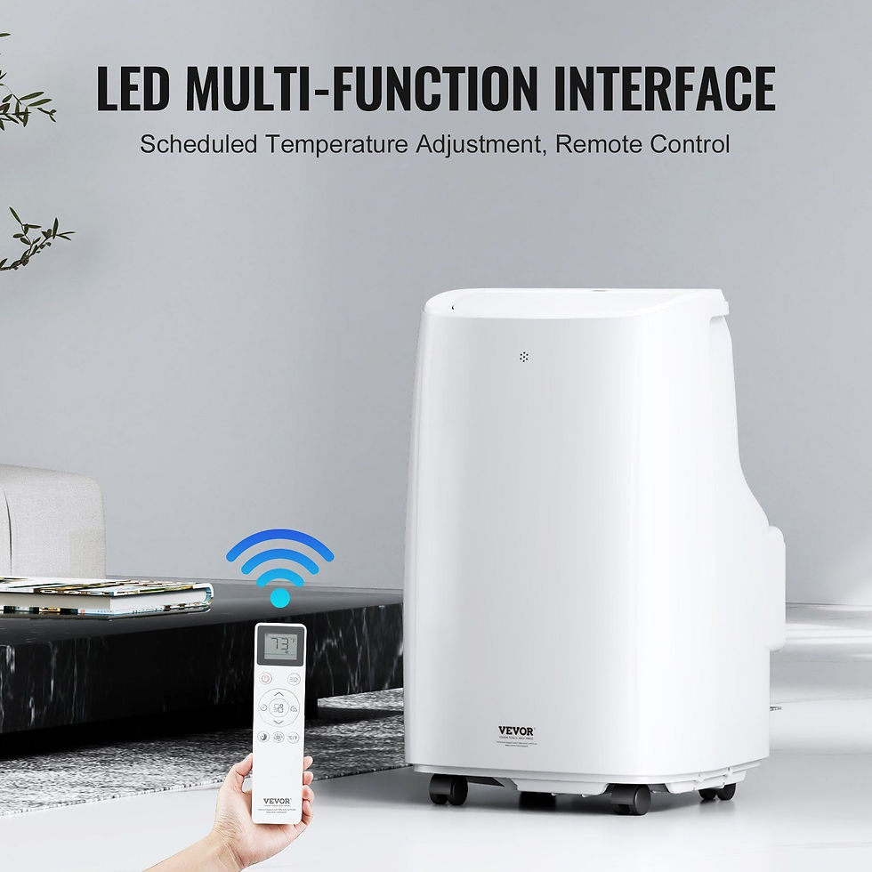 Thumbnail: VEVOR Portable Air Conditioner 12k BTU 3 in 1 AC Cool Dehumidifier Fan
