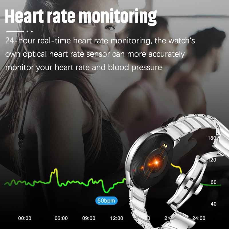 Thumbnail: LIGE cross-border smart watch ceramic watch chain watch multi-function sports wa