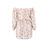 Thumbnail: Off Shoulder Beige Sequin Play Suit