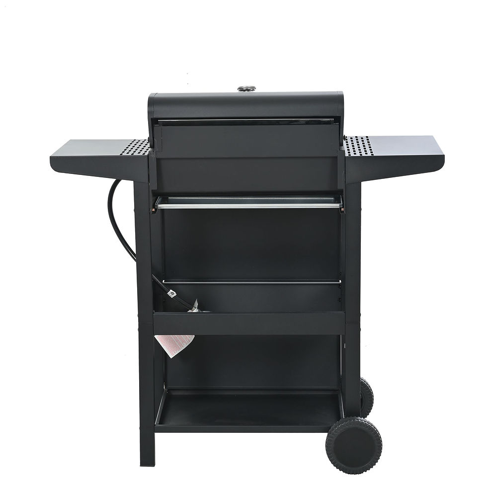 Thumbnail: Propane Gas Grill 4 Burner Barbecue Grill, Stainless Steel 34,000 BTU Patio Gard