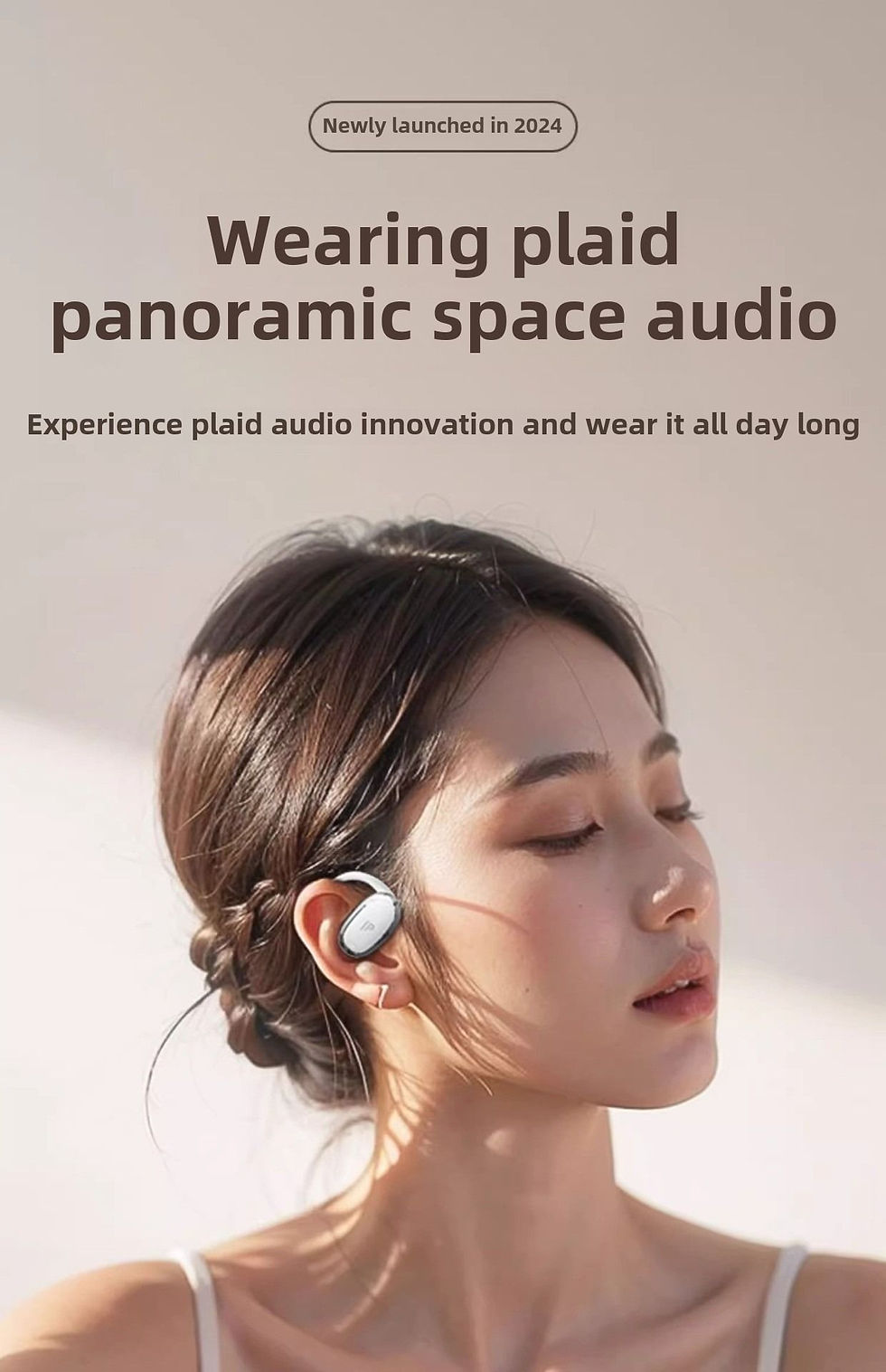 Thumbnail: High sound quality bluetooth headset Bone conduction on-ear bluetooth headset Lo