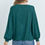 Thumbnail: Puff Sleeved Boat Neck Two Toned Brushed Hacci Top