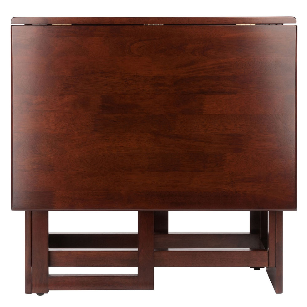 Thumbnail: Clara Double Drop Leaf Dining Table; Walnut