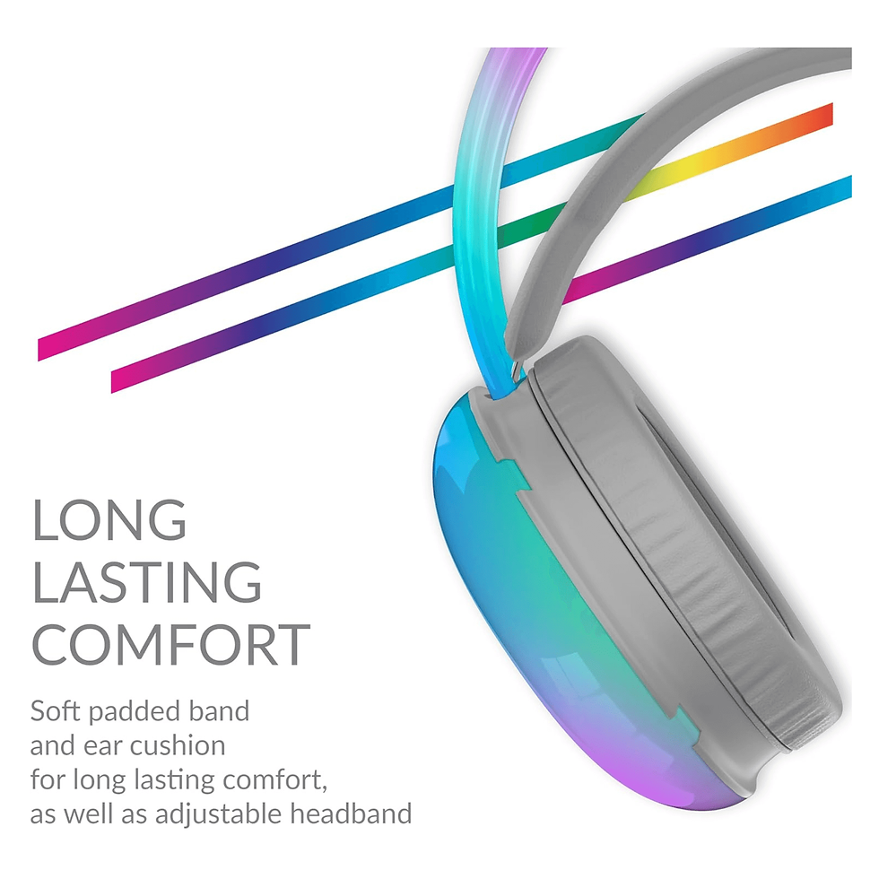 Thumbnail: IQ Sound Pro-Wired Gaming Headset with Lights & Surround Sound