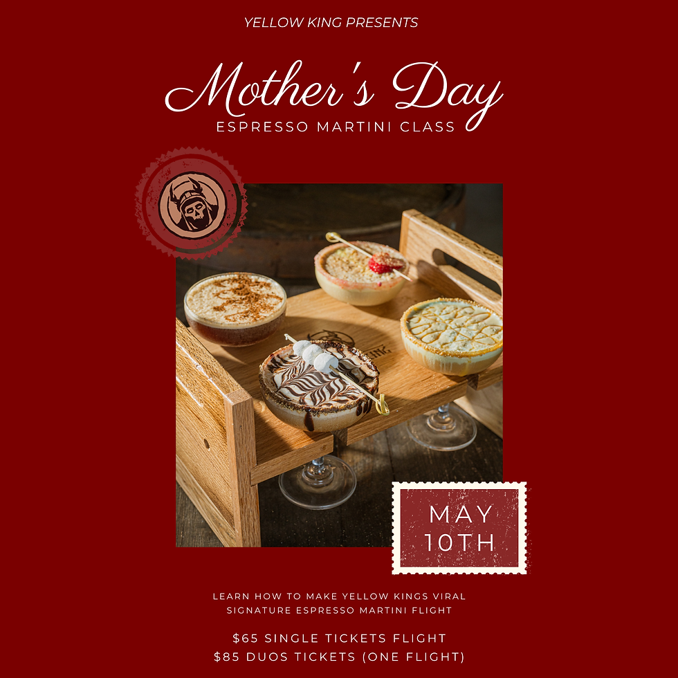 Mother's Day Espresso Martini Flight Class