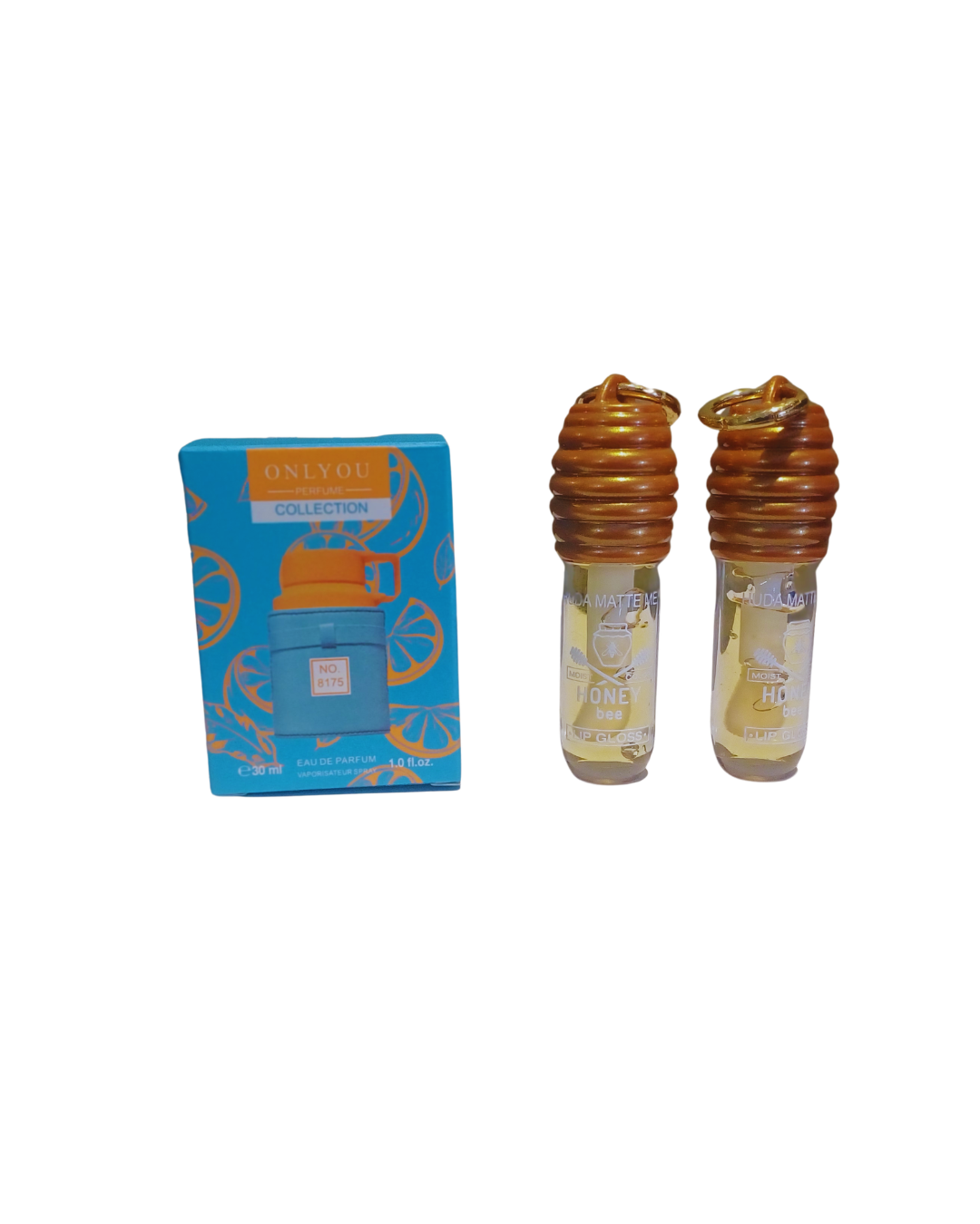 Onlyou Perfume 30ml Travel-Sized Pocket Perfume + Honey Bee Lip Gloss