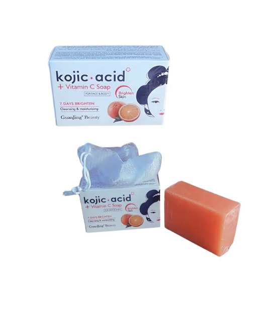 GuanJing Beauty Kojic Acid + Vitamin C Soap