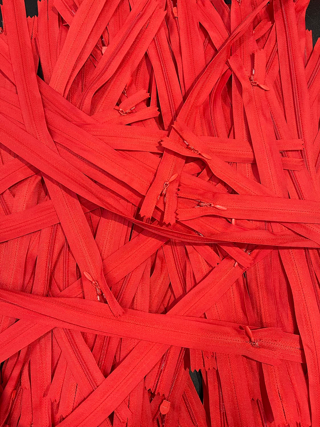 CIERRE INVISIBLE 40cm ROJO