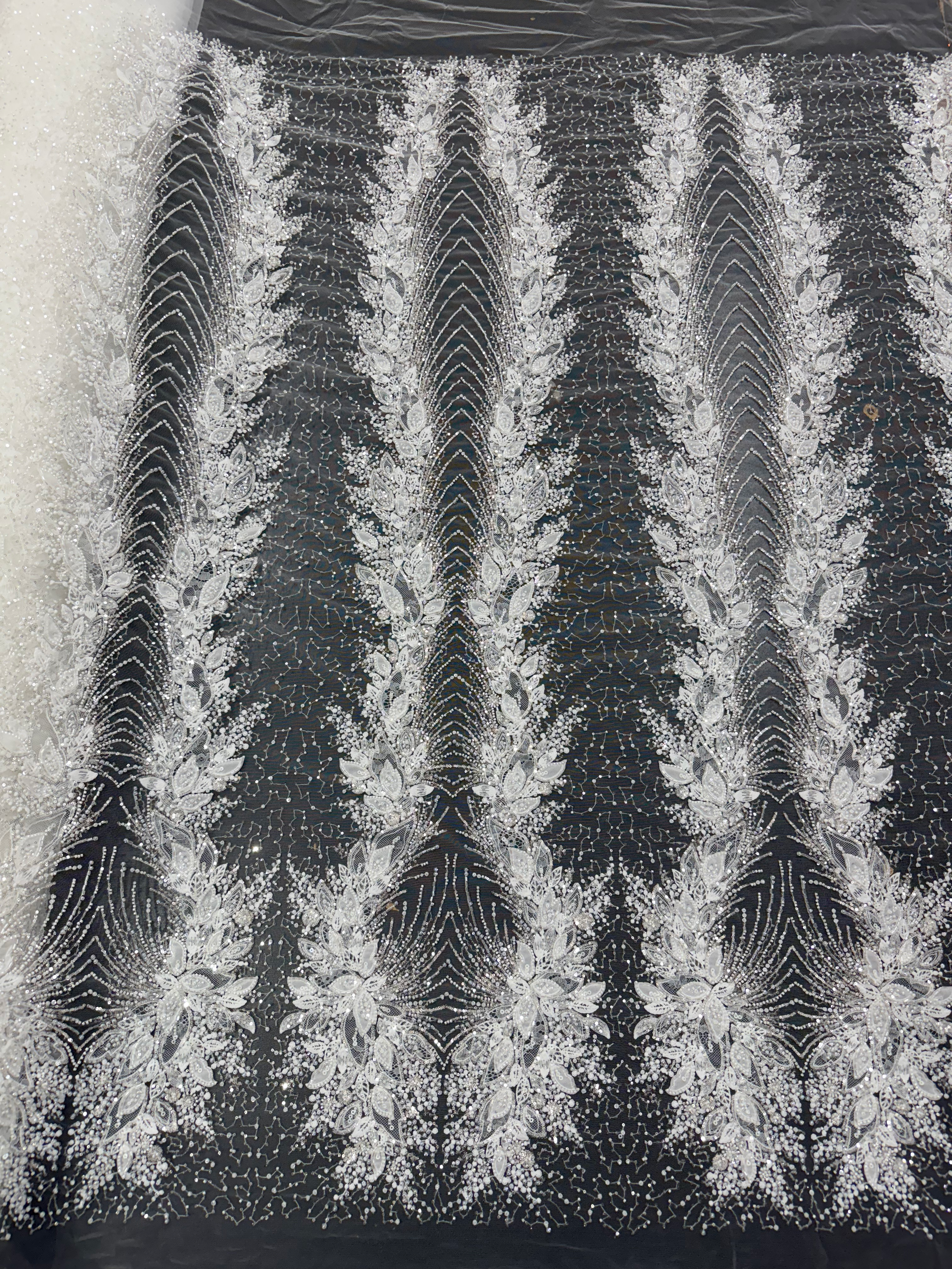 TUL BORDADO OFF WHITE