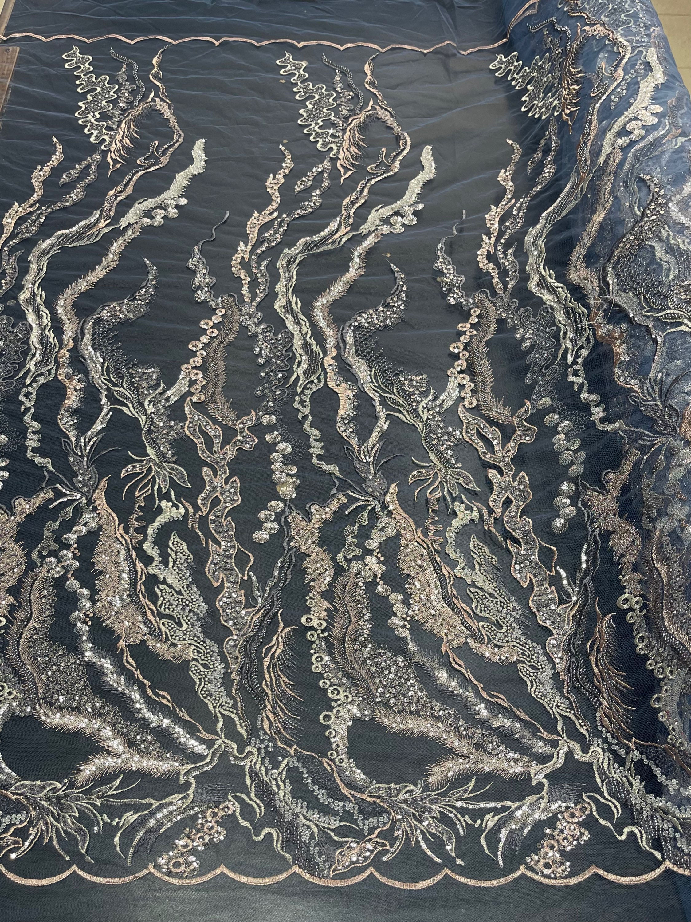 TUL BORDADO AZUL/ROSA/PLATA (2)