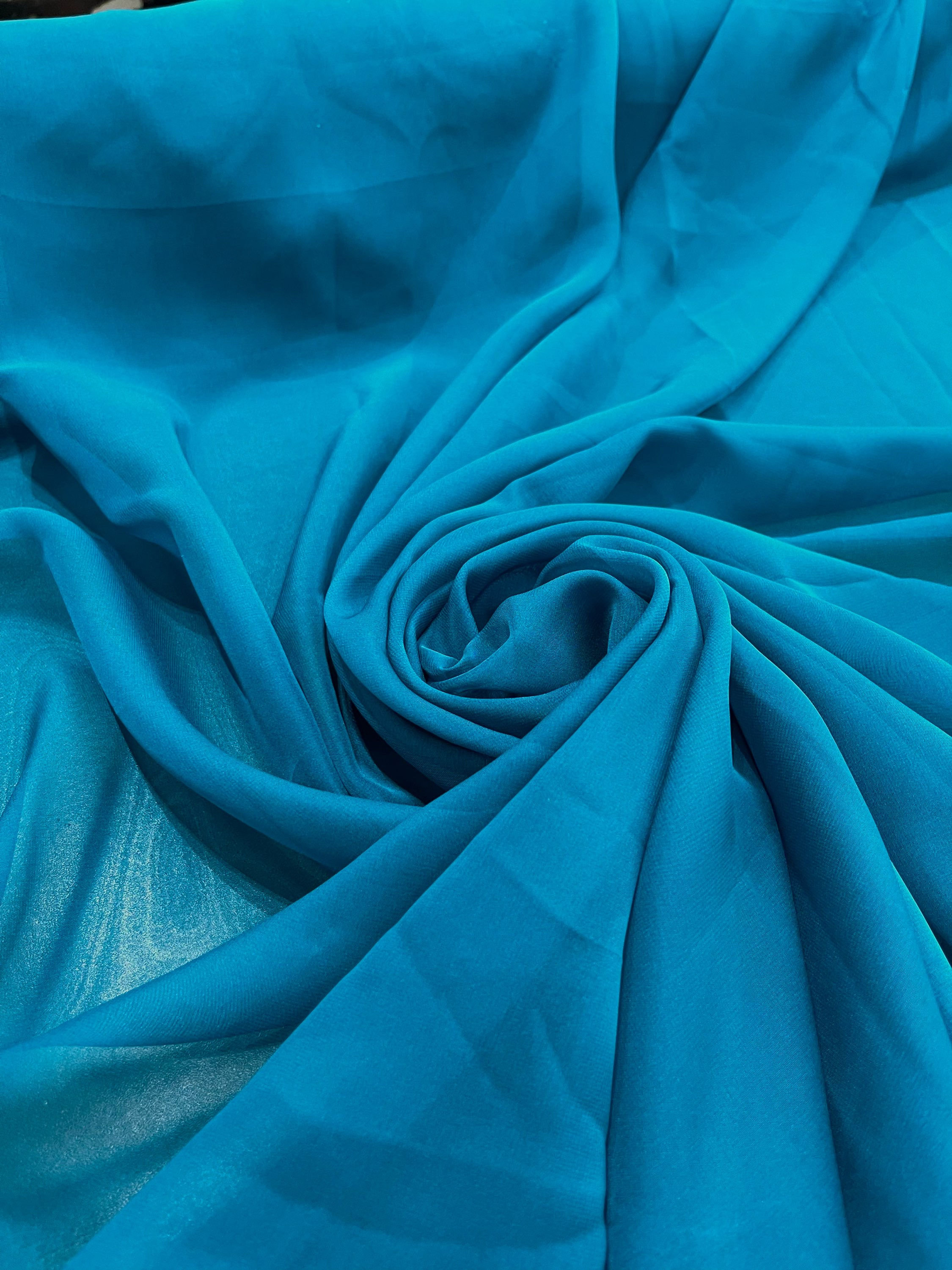 CHIFÓN CARTIER AZUL PETROLEO