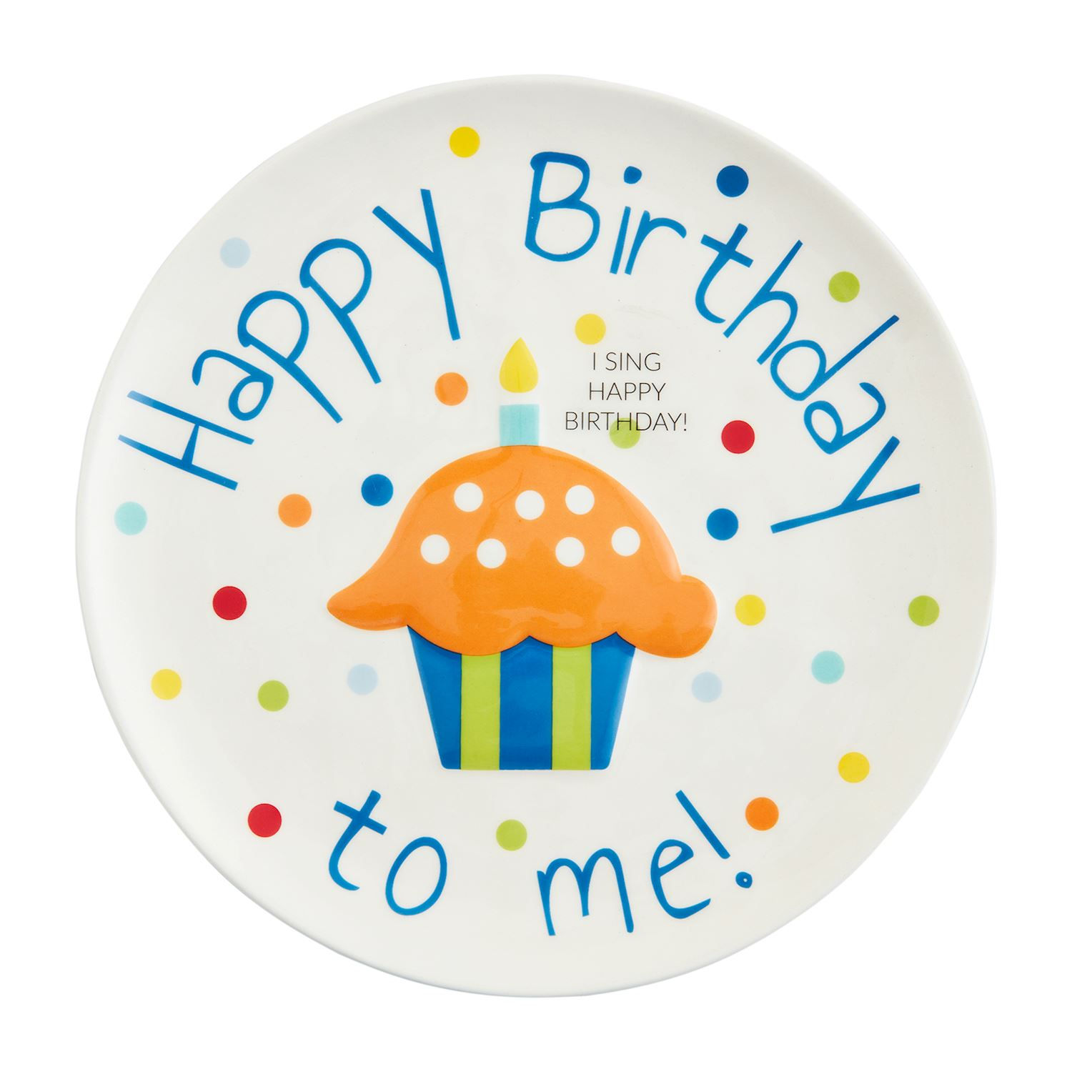 Mudpie - Boy's Birthday Singing Plate