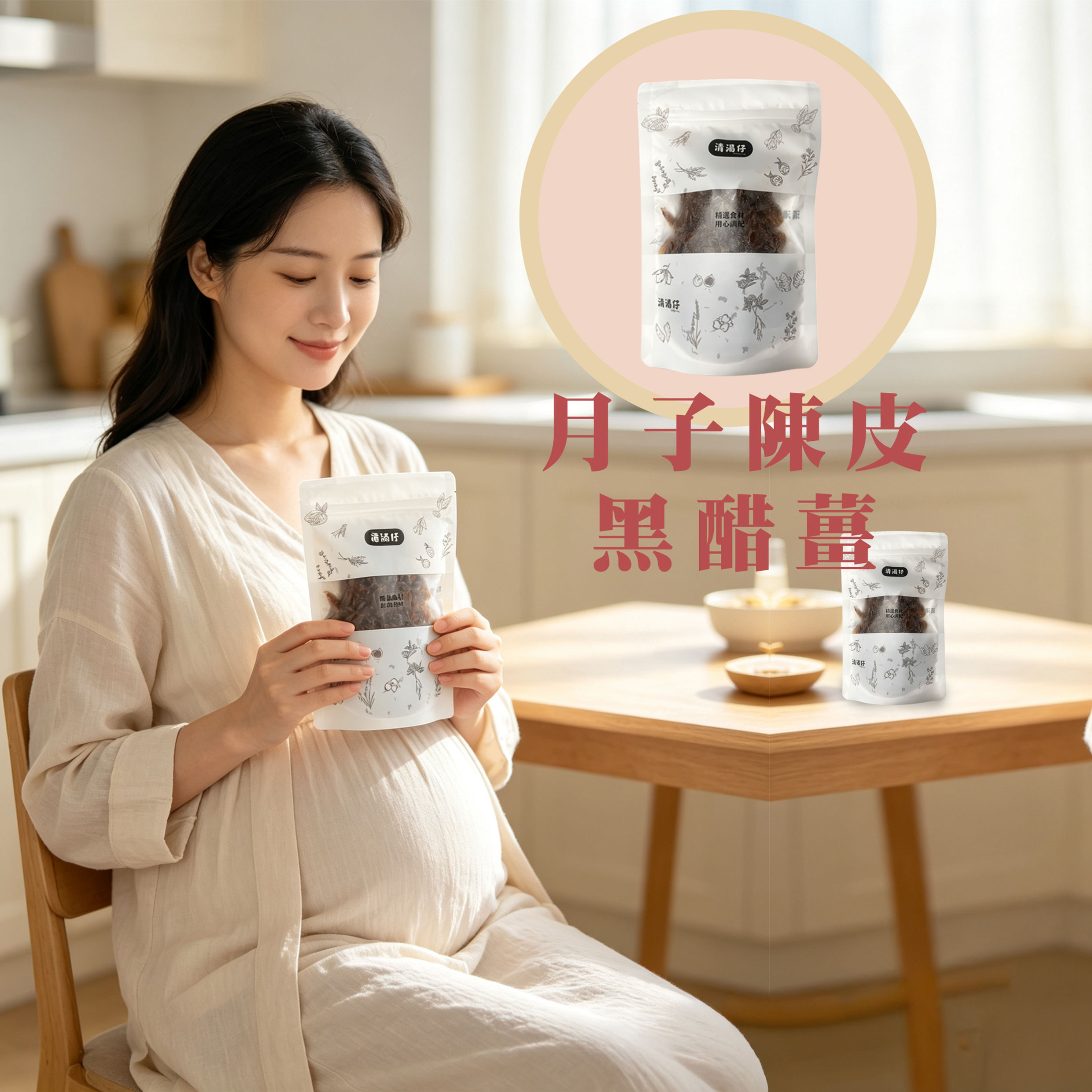 月子陳皮黑醋薑