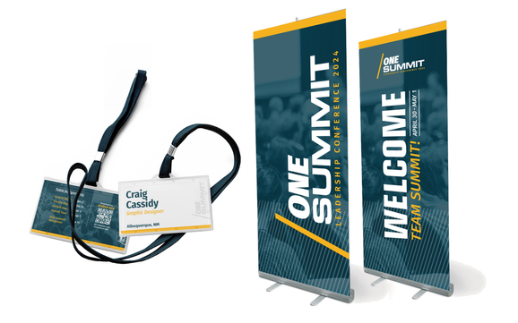 One Summit Event Signage Design
