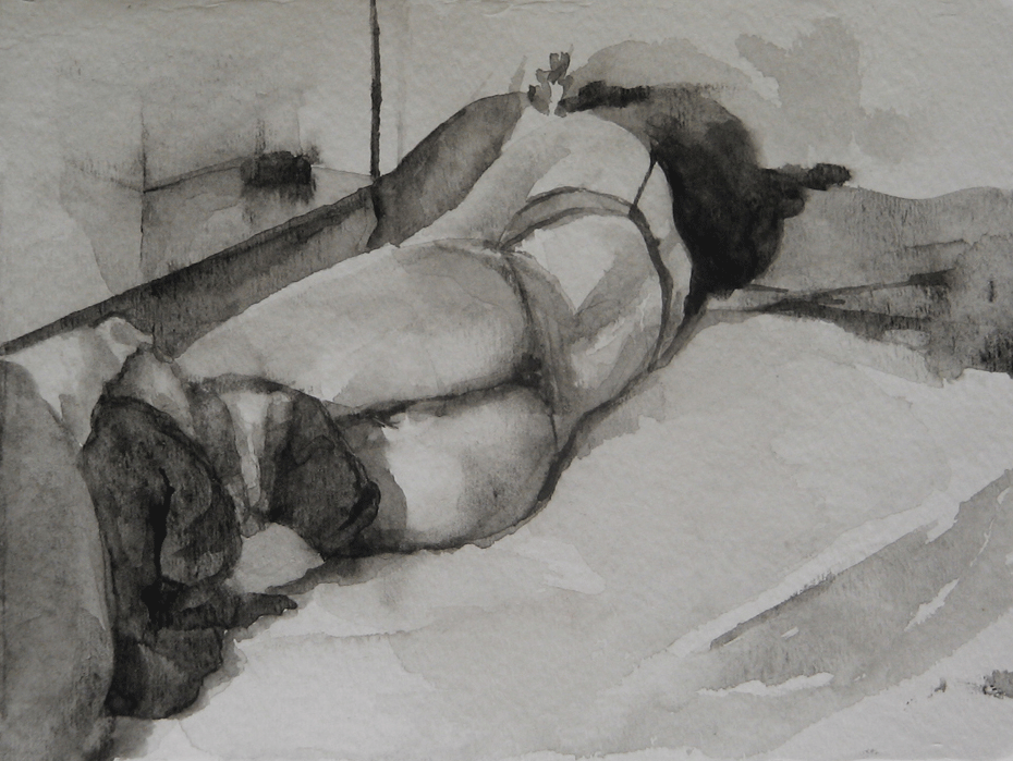 Figure on Bed