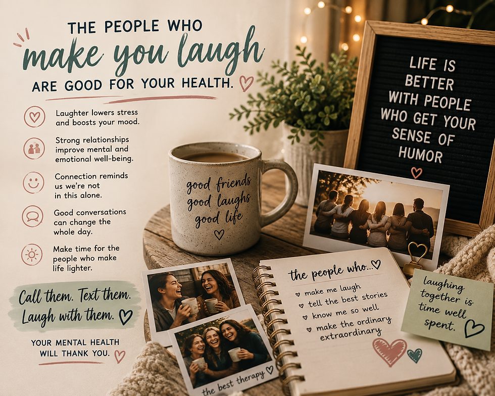 The People Who Make You Laugh Are Good for Your Health
