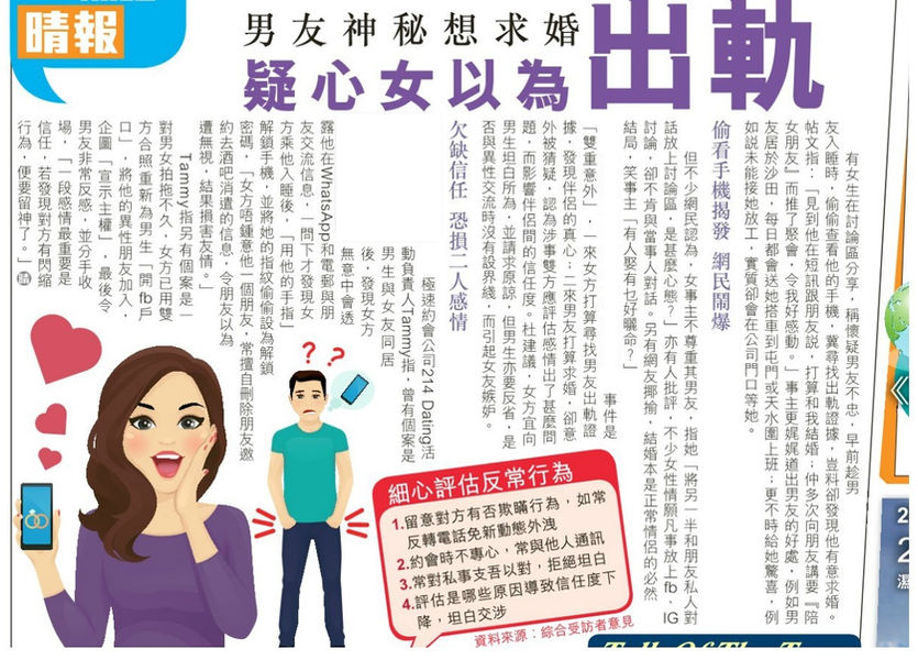214 Dating 傳媒報導