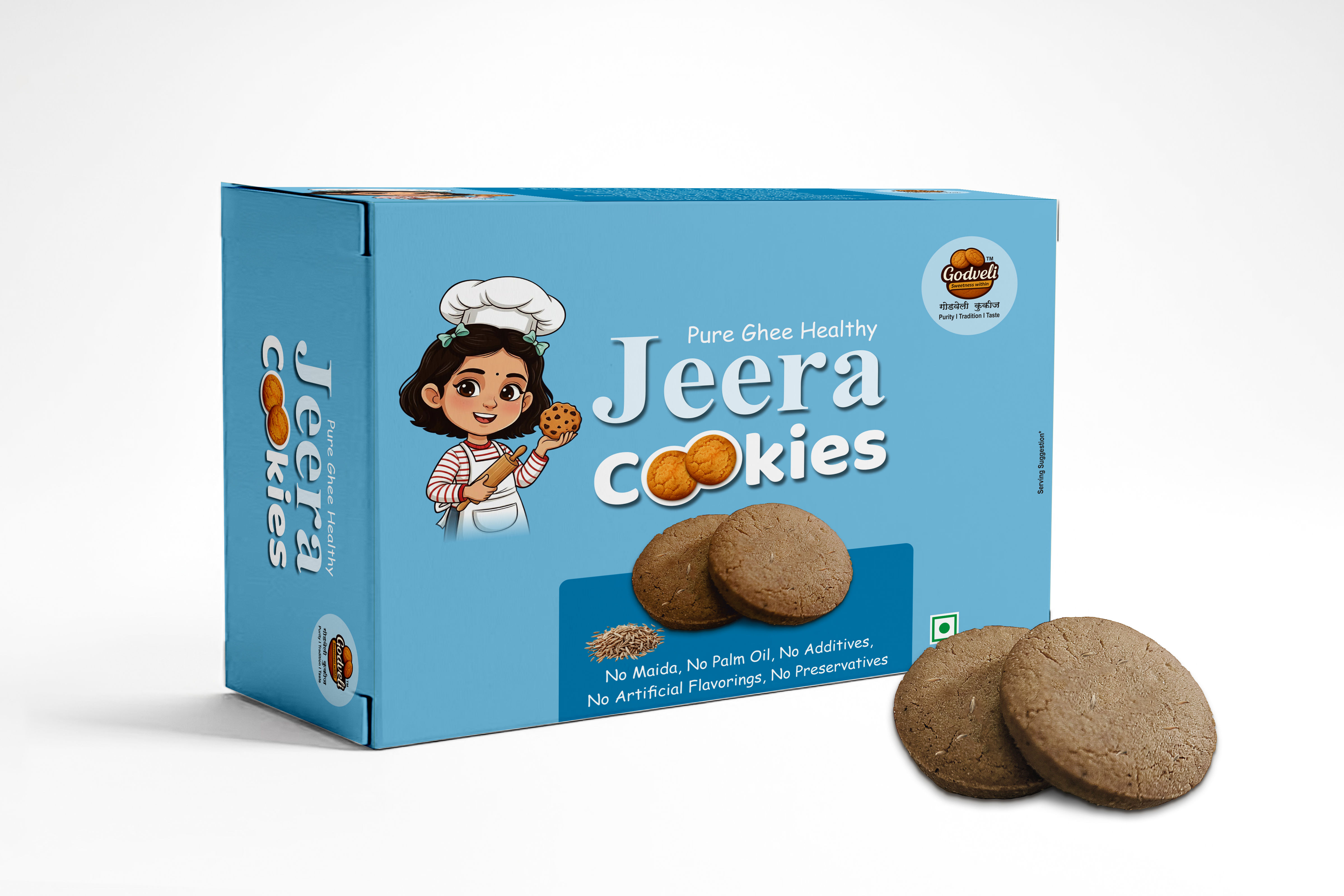 Pure Ghee Jeera Cookies