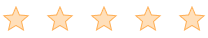 5 gwiazdek w rzędzie