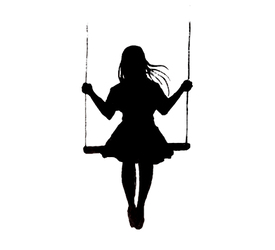 Painting party / Paint of sip art session in Brisbane southside - silhouette of girl on a swing