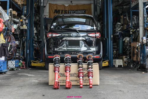 Toyota Sienta Tanabe Sustec Pro CR Coilover | Jeep Chee Garage