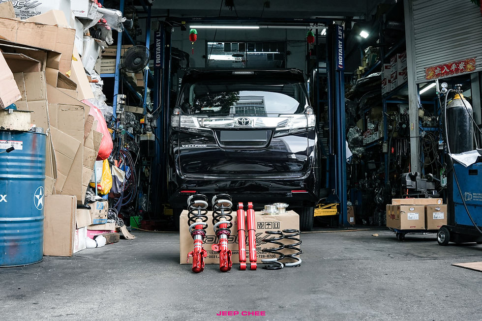 Toyota Vellfire AGH30 Tanabe Sustec Pro CR Coilover