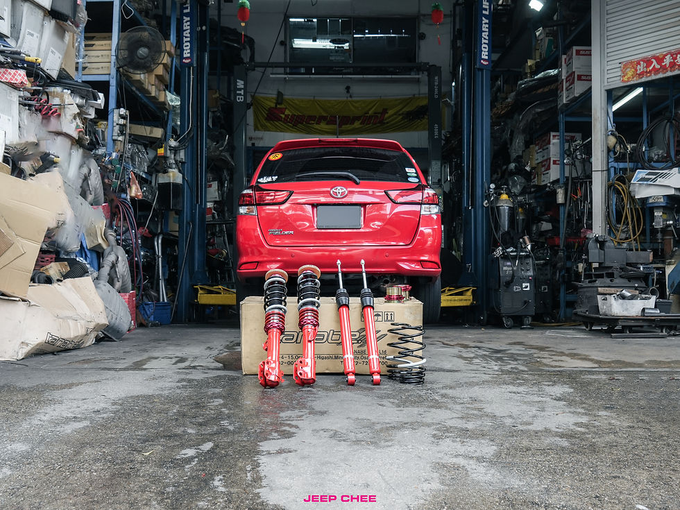 Toyota Corolla Fielder Tanabe Sustec Pro CR40 Coilover