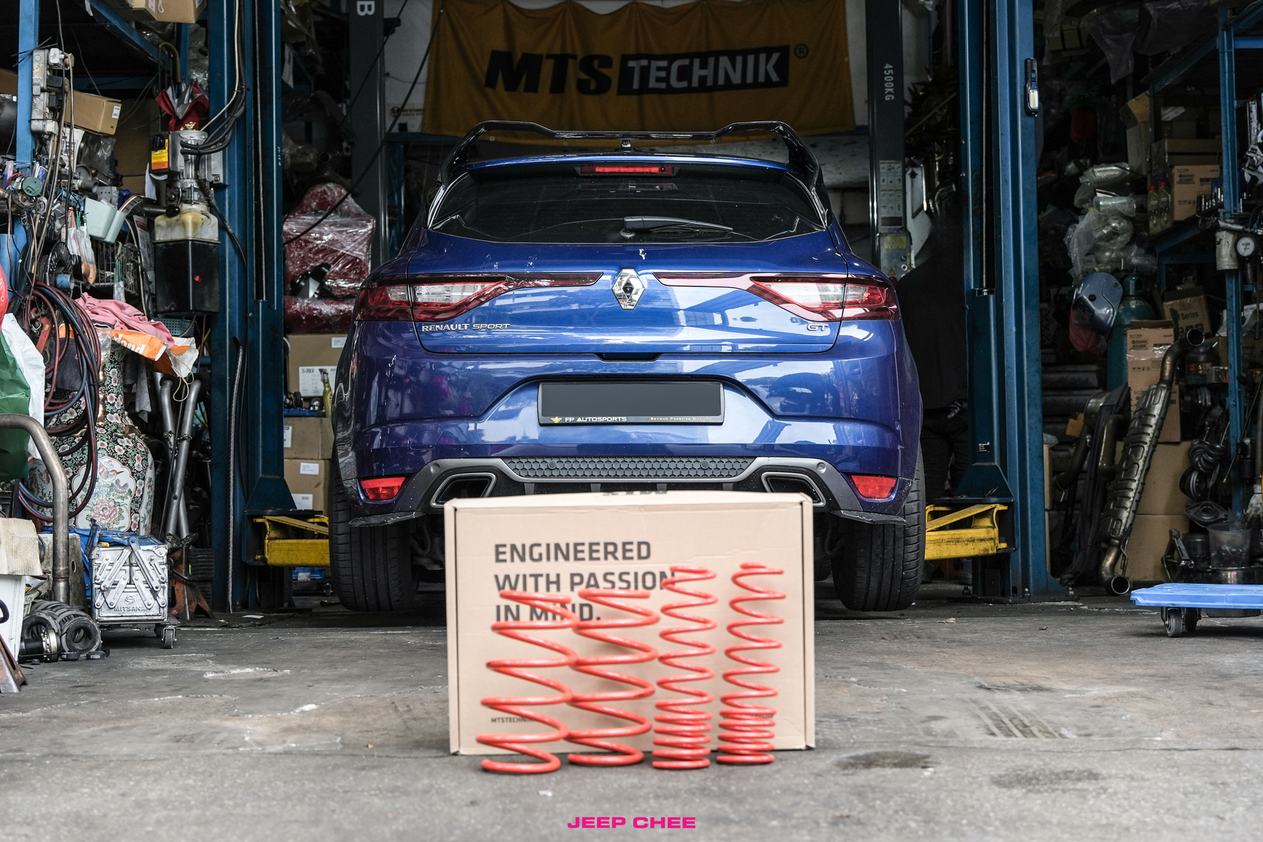 MTS Technik Lowering Springs for Renault Megane
