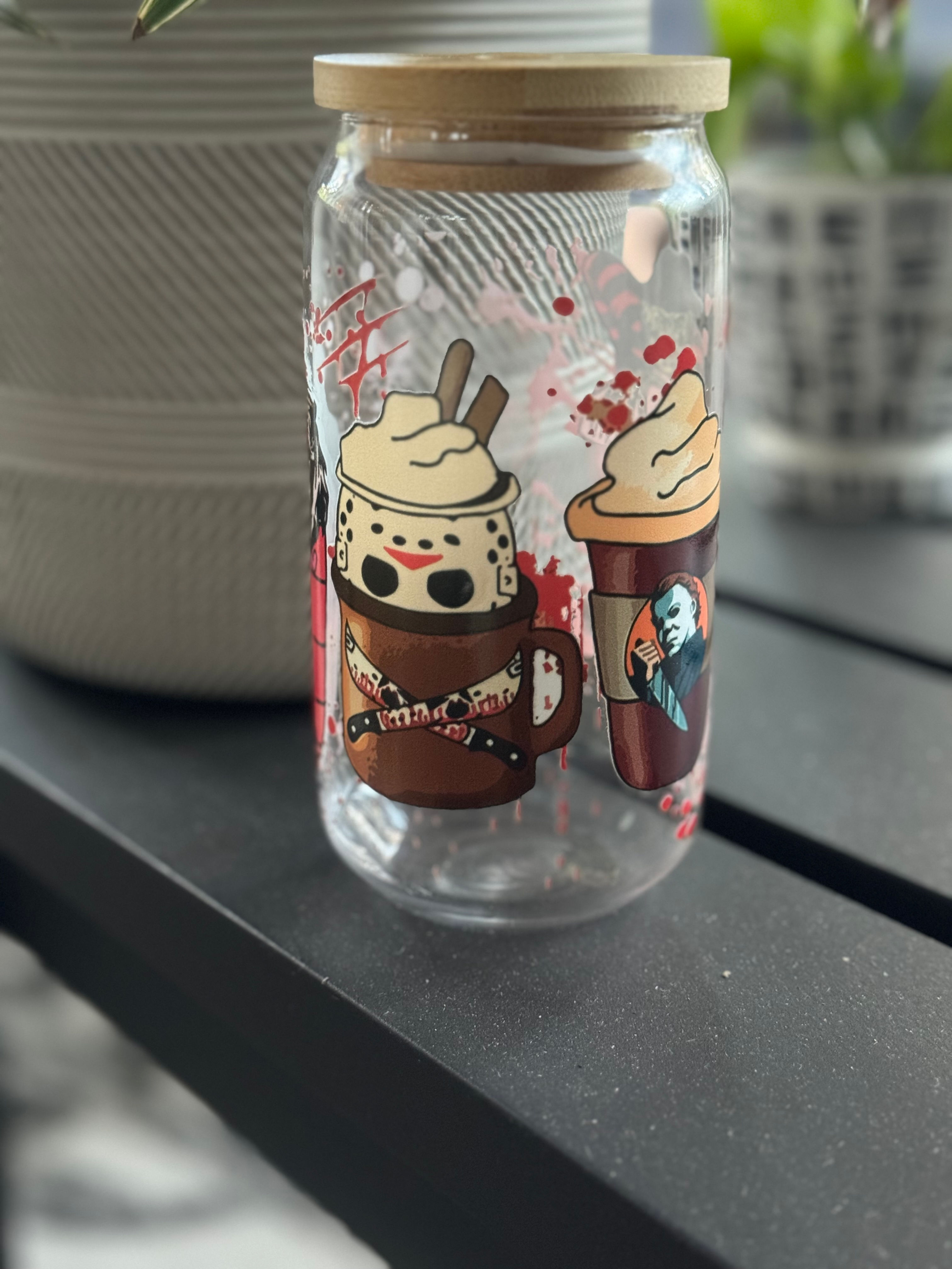 Killer Coffee Glass Can