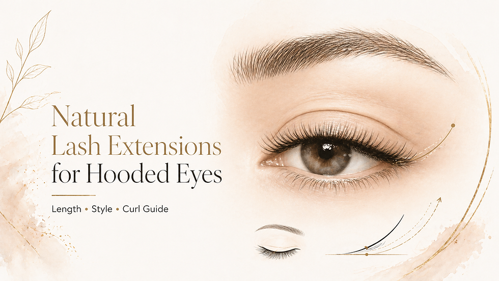 Eyelash Extensions for Hooded Eyes That Look Natural: Length, Style & Curl Guide