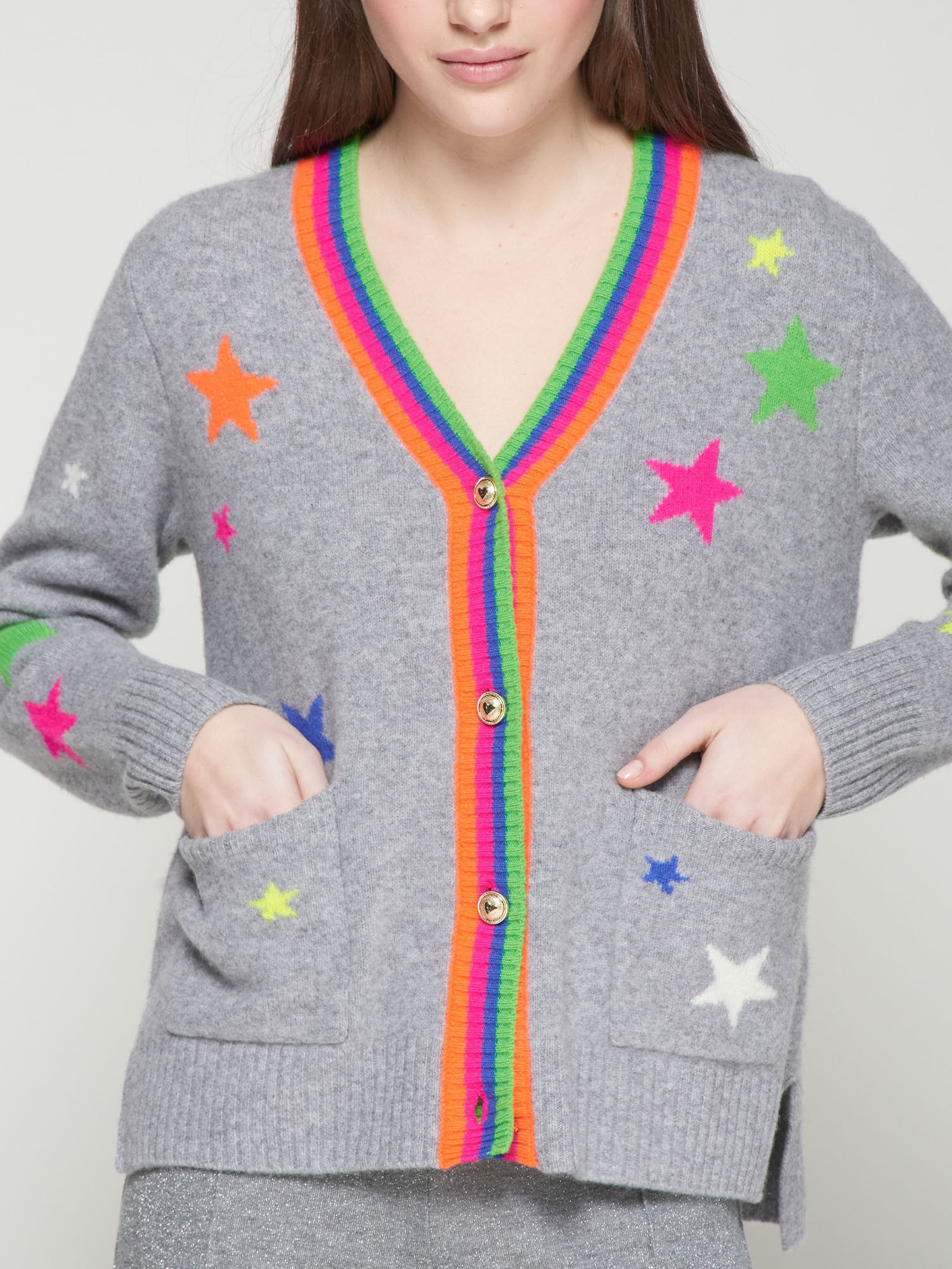 Alina Cardigan With Stars