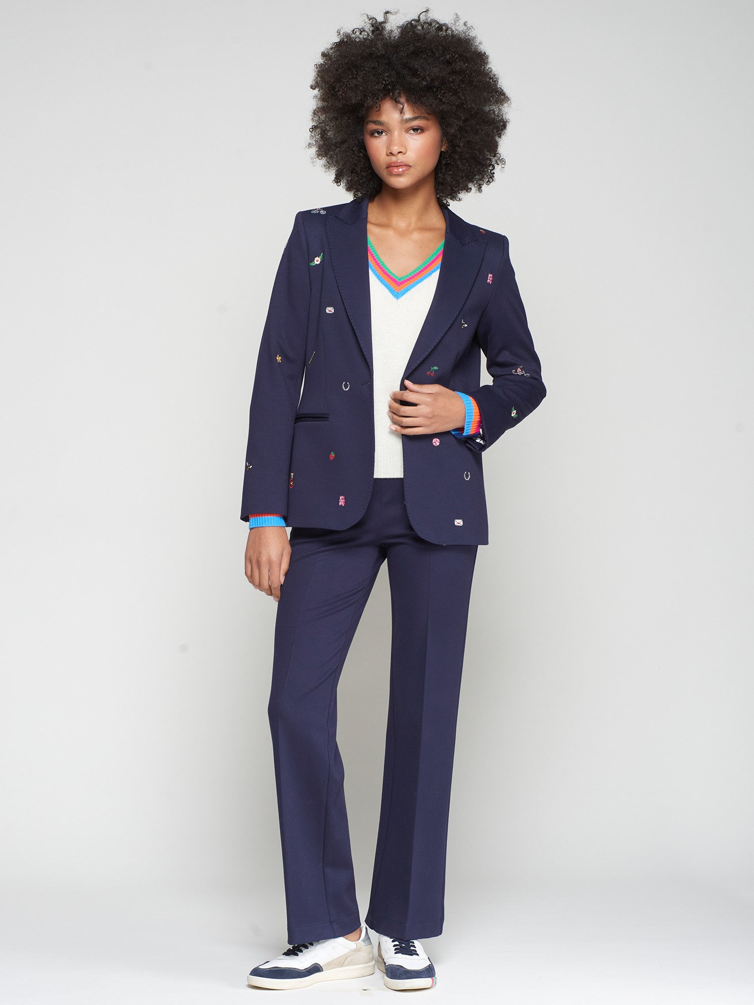 Martina Navy Trouser