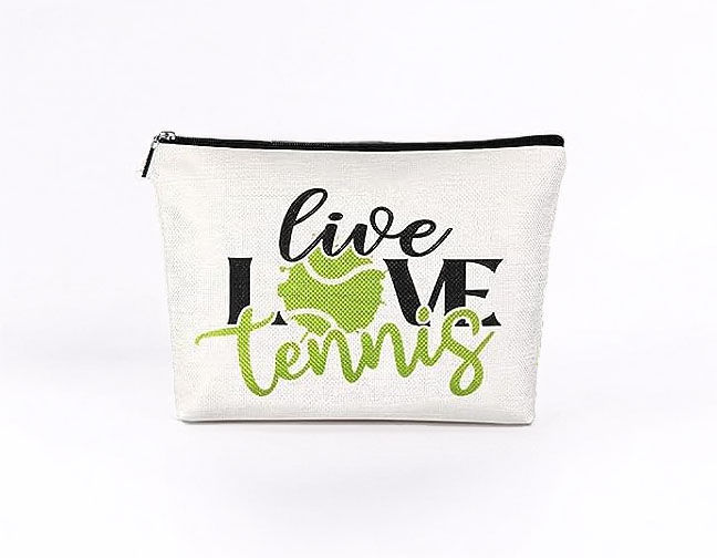 Cosmetic Bag, Live Love Tennis