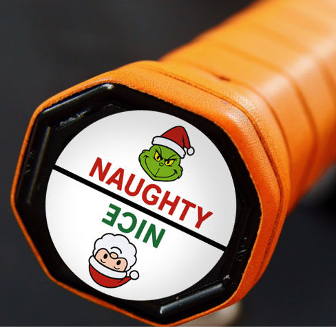 Thumbnail: tennis butt sticker, holiday