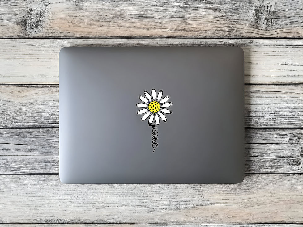 clear pickleball sticker