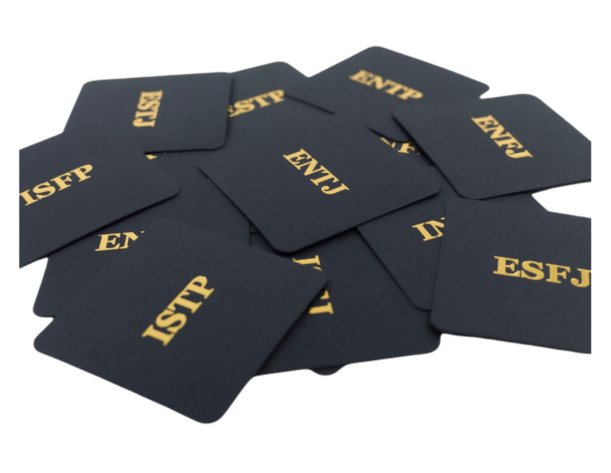 PERSONALITY TYPE I GOLD FOIL PLANNER CARD